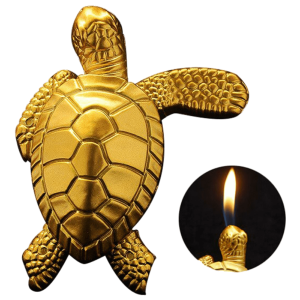 Gas Feuerzeug - Schildkröte wiederbefüllbar