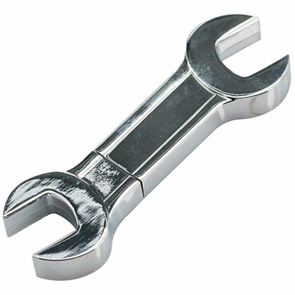 USB Speicherstick - Gabelschlüssel (Chrom)