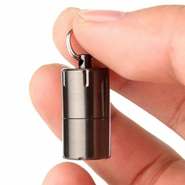 Mini Retro Benzin Feuerzeug - Schlüsselanhänger