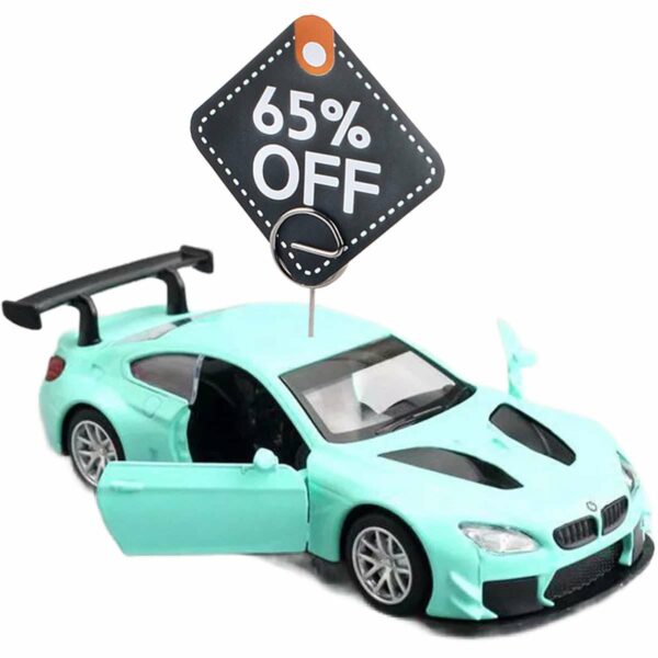 Premium Kartenhalter - BMW M6 GT3 hellblau