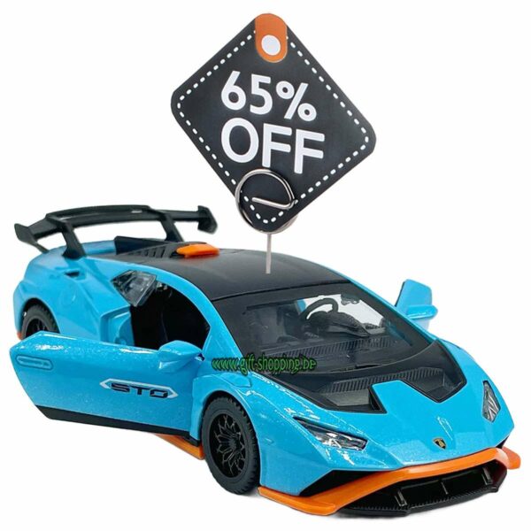 Premium Kartenhalter - Lamborghini Huracan STO türkis