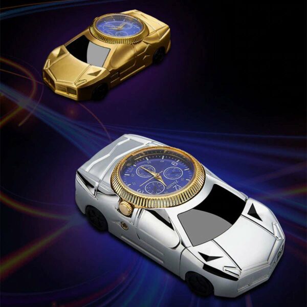 Gas Feuerzeug - Lamborghini mit Uhr
