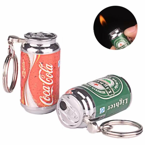 Gas Feuerzeug - Coca Cola / Heineken Bier Dose